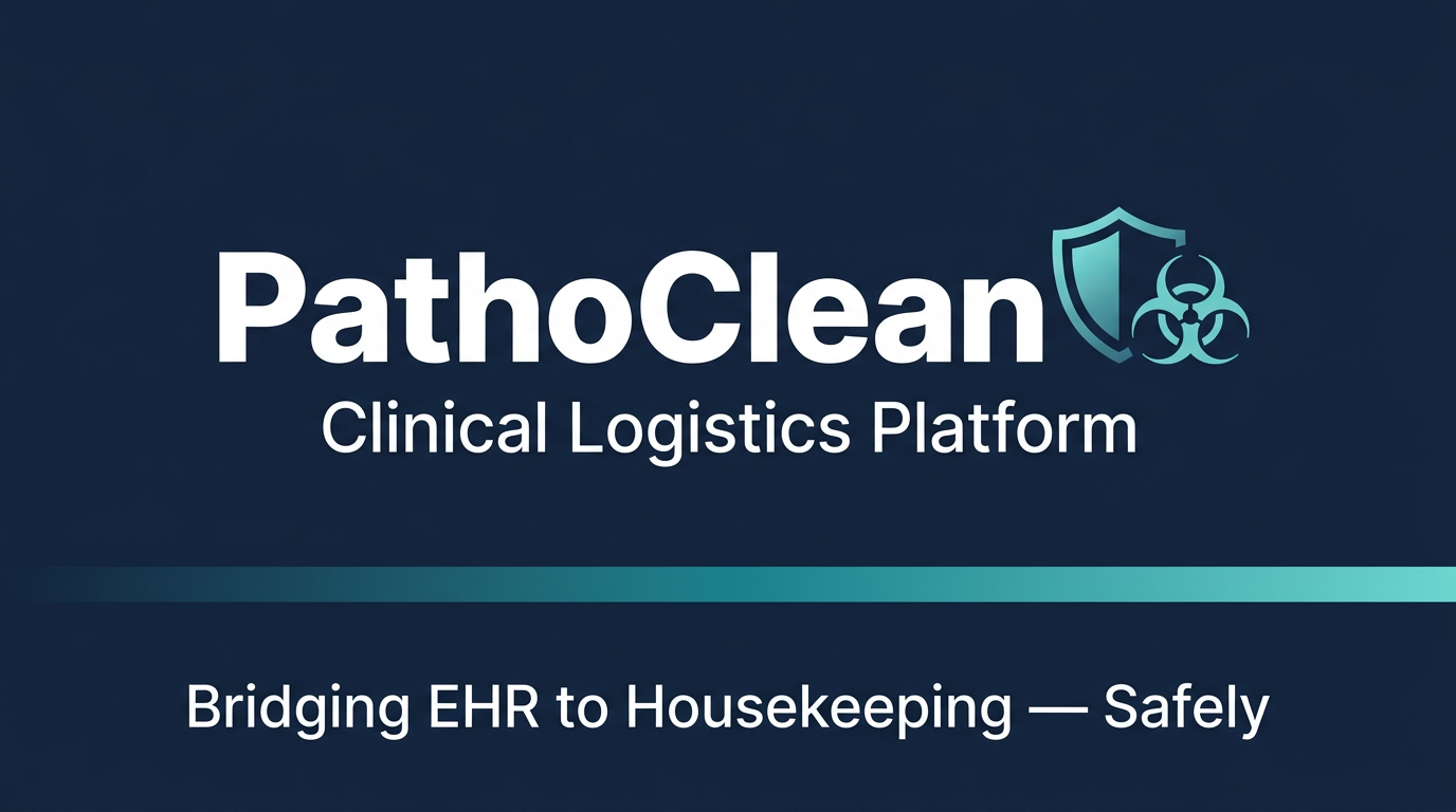 Pathoclean Label PathoClean OS — Clinical Logistics Platform